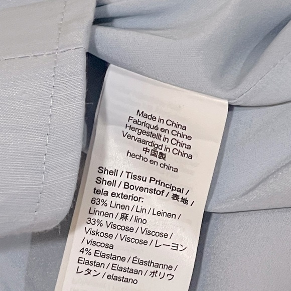 J.Crew NWT Stretch viscose/linen blend button front lined mini dress sz 16 BK977 - Picture 4 of 11